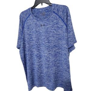 Under Armour Tshirt Size 1X Blue Lightweight Short Sleeve Athletic